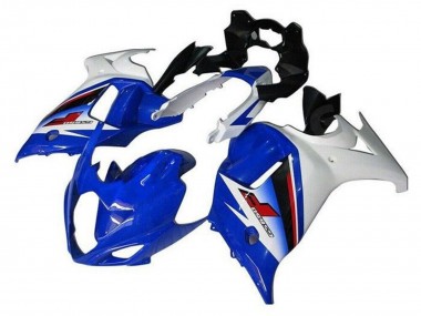 Beste Suzuki GSX650F Motorrad Verkleidung 2008-2013 - Weiss Blau Rot