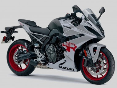 Beste Suzuki GSX8R Motorrad Verkleidung 2024-2025 - Silber Schwarz Rot