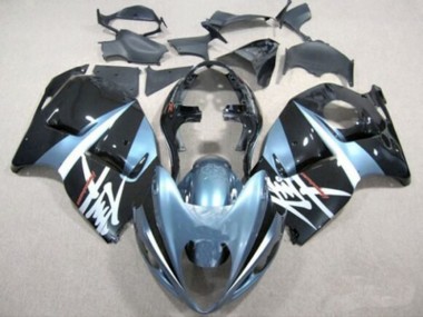Beste Suzuki GSXR 1300 Hayabusa Motorrad Verkleidung 1996-2007 - Hellblau Dunkel Blau Weiss Schwarz