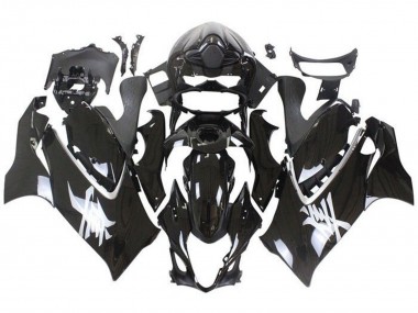 Beste Suzuki GSXR 1300 Hayabusa Motorrad Verkleidung 2021-2025 - Glanzendes Schwarz