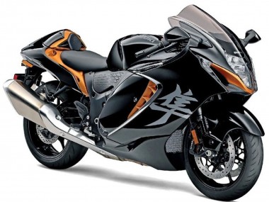 Beste Suzuki GSXR 1300 Hayabusa Motorrad Verkleidung 2021-2025 - Schwarzes Gold