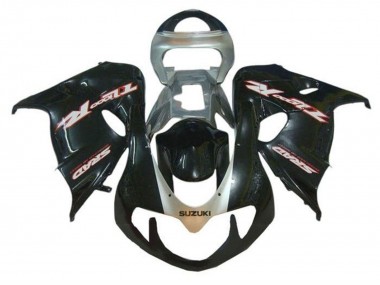 Beste Suzuki TL1000R Motorrad Verkleidung 1998-2003 - Glanzendes Schwarz Grau