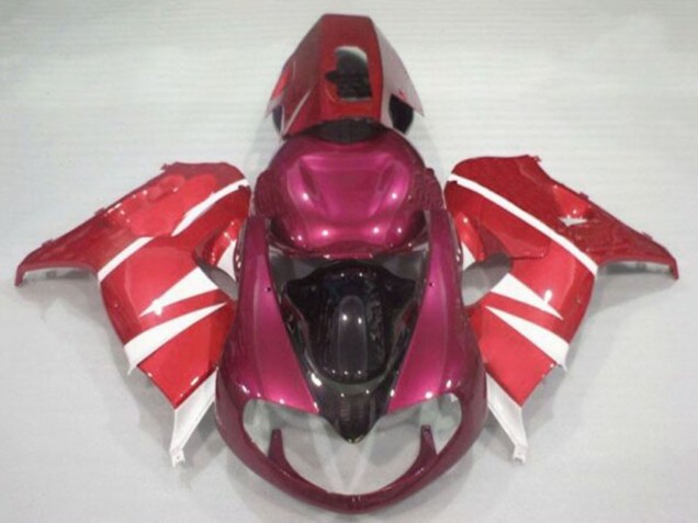 Beste Suzuki TL1000R Motorrad Verkleidung 1998-2003 - Rot Weiss Rosa Schwarz