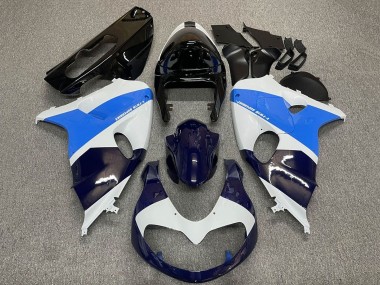 Beste Suzuki TL1000R Motorrad Verkleidung 1998-2003 - Weiss Blau Schwarz Dunkel Blau