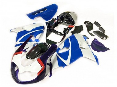 Beste Suzuki TL1000R Motorrad Verkleidung 1998-2003 - Weiss Blau Schwarz Rot