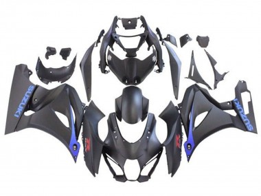 Beste Suzuki GSXR1000 Motorrad Verkleidung 2017-2024 - Matt Schwarz Blau