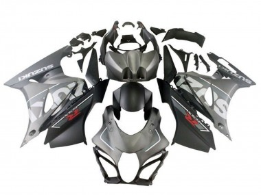 Beste Suzuki GSXR1000 Motorrad Verkleidung 2017-2024 - Matt Silber Matt Schwarz