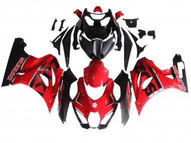 Beste Suzuki GSXR1000 Motorrad Verkleidung 2017-2024 - Rot Schwarz