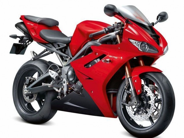 Beste Triumph Daytona 675 Triple Motorrad Verkleidung Kit 2009-2012 - Rot