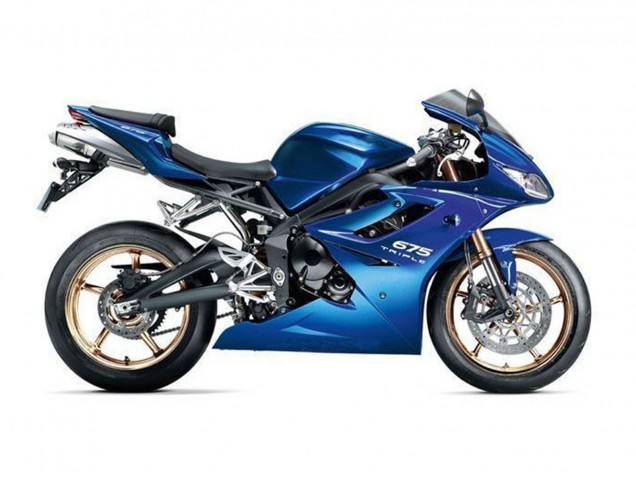 Beste Triumph Daytona 675 Triple Motorrad Verkleidung 2009-2012 - Blau