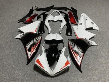 Beste Yamaha YZF 1000 R1 Motorrad Verkleidung 2012-2014 - Weiss Rot Schwarz