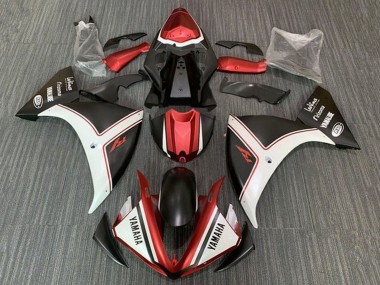 Beste Yamaha YZF 1000 R1 Motorrad Verkleidung 2012-2014 - Weiss Rot Schwarz