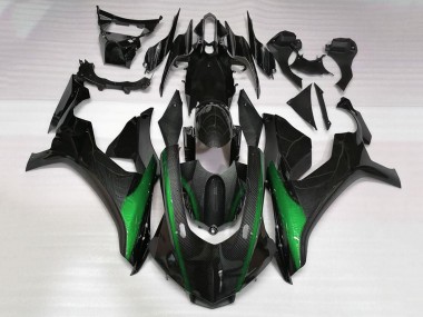 Beste Yamaha YZF 1000 R1 Motorrad Verkleidung 2015-2019 - Kunst Carbonfaser Grun