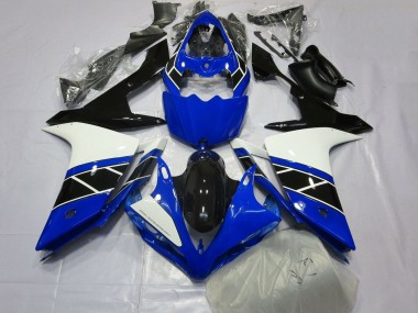 Beste Yamaha YZF 1000 R1 Motorrad Verkleidung 2007-2008 - Blau Weiss Schwarz