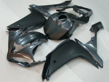Beste Yamaha YZF 1000 R1 Motorrad Verkleidung 2007-2008 - Dunkel Silber Matt Schwarz