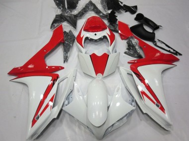Beste Yamaha YZF 1000 R1 Motorrad Verkleidung 2007-2008 - Weiss Rot