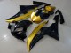Beste Yamaha YZF R6 Motorrad Verkleidung 2008-2016 - Gold Glanzendes Schwarz