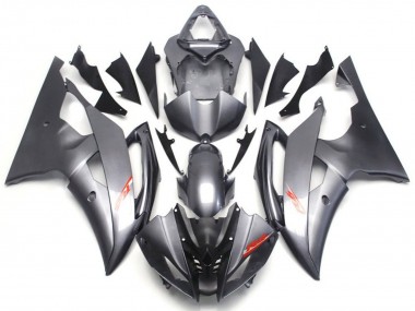 Beste Yamaha YZF R6 Motorrad Verkleidung 2008-2016 - Grau Rot Aufkleber