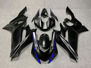 Beste Yamaha YZF R6 Motorrad Verkleidung 2017-2025 - Matt Schwarz Blau