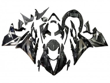 Beste Triumph Daytona 675 Triple Motorrad Verkleidung 2013-2016 - Silber Glanzendes Schwarz