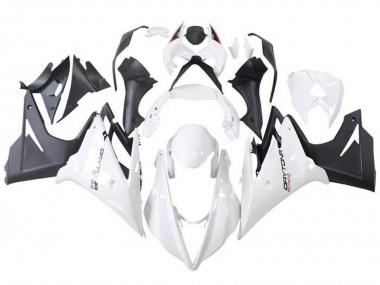 Beste Triumph Daytona 675 Triple Motorrad Verkleidung 2013-2016 - Weiss Matt Schwarz