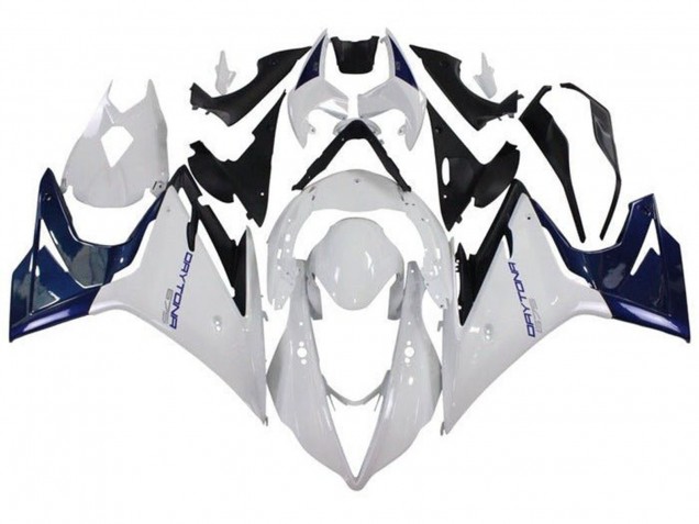 Beste Triumph Daytona 675 Triple Motorrad Verkleidung 2013-2016 - Weiss Blau