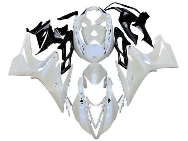 Beste Triumph Daytona 675 Triple Motorrad Verkleidung 2013-2016 - Perl Weiss