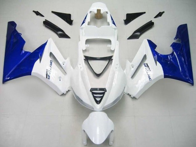 Beste Triumph Daytona 675 Triple Motorrad Verkleidung 2009-2012 - Weiss Blau