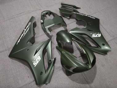 Beste Triumph Daytona 675 Triple Motorrad Verkleidung 2009-2012 - Matt Grun Weiss
