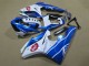Beste Triumph Daytona 675 Triple Motorrad Verkleidung 2009-2012 - Weiss Blau Hpi