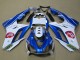 Beste Triumph Daytona 675 Triple Motorrad Verkleidung 2009-2012 - Weiss Blau Hpi