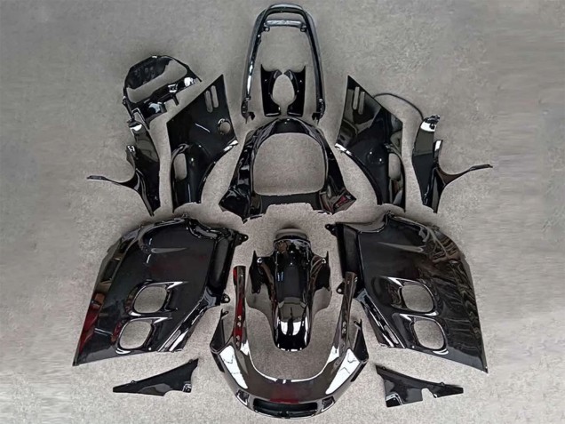 Beste Honda CBR1000F Hurricane Motorrad Verkleidung 1987-1988 - Glanzendes Schwarz