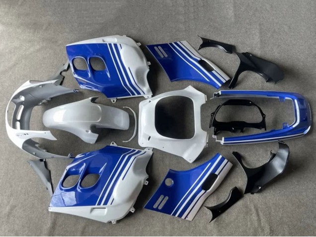 Beste Honda CBR1000F Hurricane Motorrad Verkleidung 1987-1988 - Weiss Blau