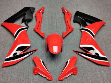 Beste Honda CBR650F Motorrad Verkleidung 2014-2016 - Rot Matt Schwarz
