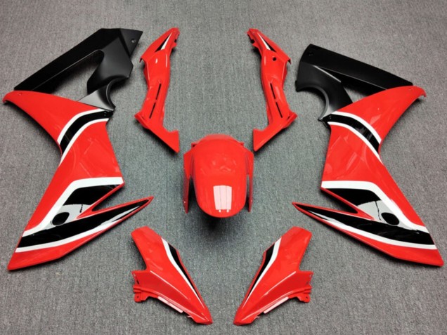 Beste Honda CBR650F Motorrad Verkleidung 2014-2016 - Rot Matt Schwarz