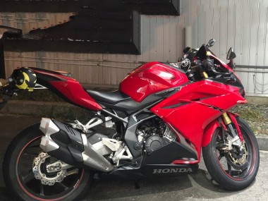 Beste Honda CBR250RR Motorrad Verkleidung 2017-2022 - Rot Matt Schwarz