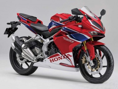 Beste Honda CBR250RR Motorrad Verkleidung 2017-2022 - Rot Blau Weiss