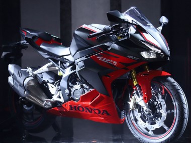 Beste Honda CBR250RR Motorrad Verkleidung 2023-2024 - Matt Schwarz Rot
