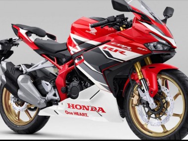 Beste Honda CBR250RR Motorrad Verkleidung 2023-2024 - Rot Weiss Grau