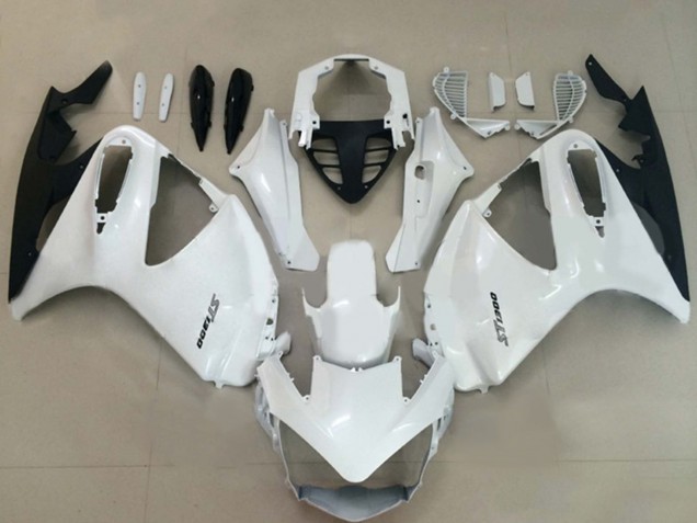 Beste Honda ST1300 Motorrad Verkleidung 2002-2016 - Weiss Schwarz