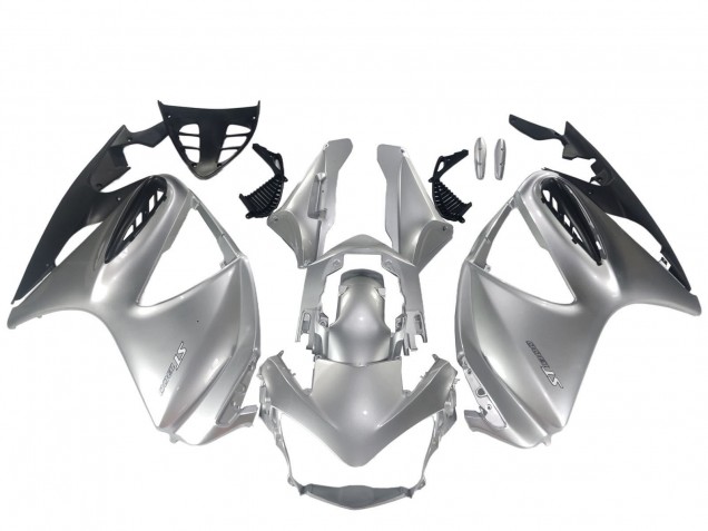 Beste Honda ST1300 Motorrad Verkleidung 2002-2016 - Silber Matt Schwarz