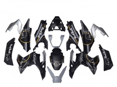 Beste Honda ADV160 Motorrad Verkleidung 2022-2024 - Matt Schwarz Gold Red Bull