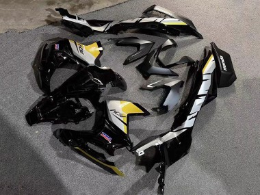 Beste Honda ADV160 Motorrad Verkleidung 2022-2024 - Silber Gelb Glanzendes Schwarz HRC