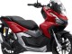 Beste Honda ADV160 Motorrad Verkleidung 2022-2024 - Silber Rot Matt Schwarz