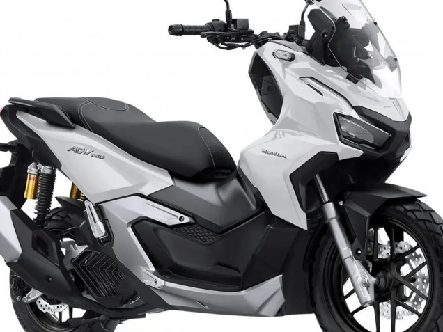 Beste Honda ADV160 Motorrad Verkleidung 2022-2024 - Weiss Schwarz