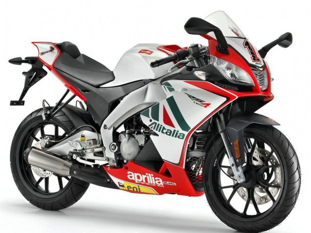 Beste Aprilia RS4 50 125 Motorrad Verkleidung 2012-2019 - Weiss Rot Grun Gelb Alitalia