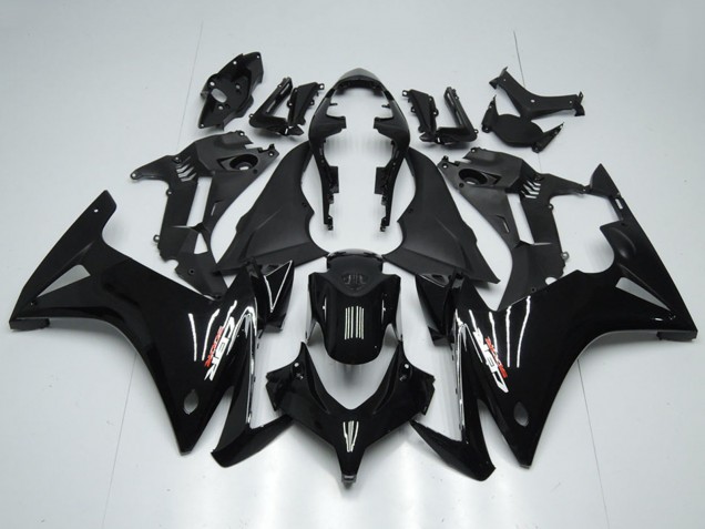 Beste Honda CBR500R Motorrad Verkleidung 2013-2015 - Glanzendes Schwarz Matt Schwarz