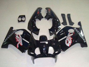 Beste Honda CBR250RR MC19 Motorrad Verkleidung 1988-1989 - Glanzendes Schwarz