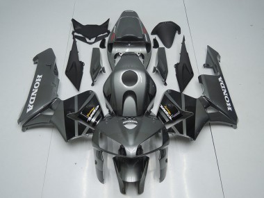 Beste Honda CBR600RR Motorrad Verkleidung Kit 2005-2006 - Grau Schwarz