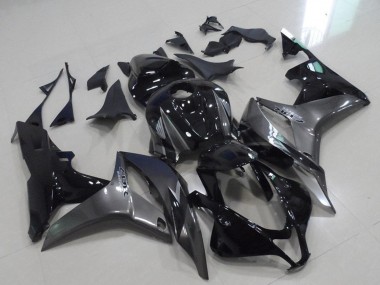 Beste Honda CBR600RR Motorrad Verkleidung 2007-2008 - Grau Glanzendes Schwarz